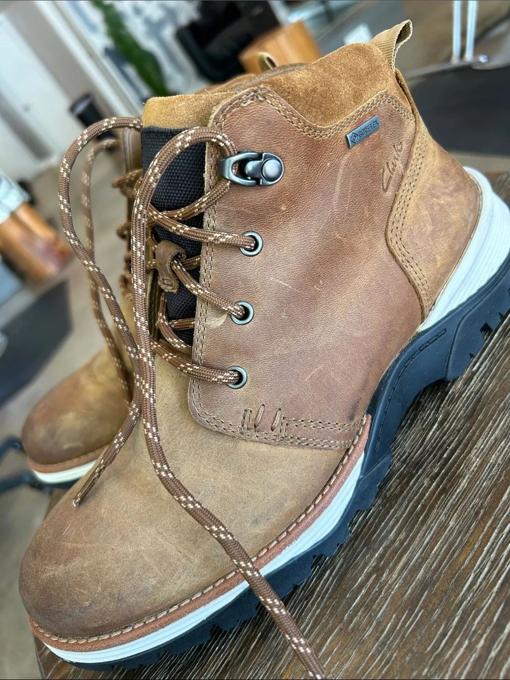 Clarks Topton Mid Gore-Tex GTX Men’s Brown Hiking Boots